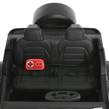 Двухместный детский джип JJ 2500 EBLR-2 (24V) черный, светятся фары, музыка фото 25