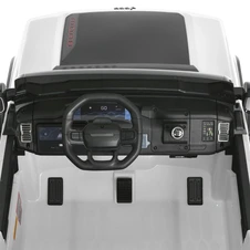 Двухместный детский джип JJ 2500 EBLR-1 (24V) белый, светятся фары, музыка фото 32