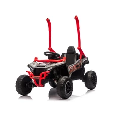 Детский электромобиль JS 330 EBLR-2-5 (24V) багги черно-зеленый, мягкое сиденье, Kawasaki фото 55