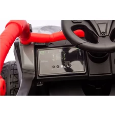 Детский электромобиль JS 330 EBLR-2-4 (24V) багги черно-синий, мягкое сиденье, Kawasaki фото 16