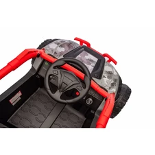 Детский электромобиль JS 330 EBLR-2-4 (24V) багги черно-синий, мягкое сиденье, Kawasaki фото 88