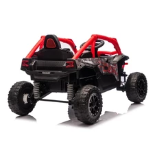 Детский электромобиль JS 330 EBLR-2-3 (24V) багги черно-красный, мягкое сиденье, Kawasaki фото 66