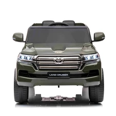 Детский электромобиль джип JJ 2022 EBLR-10 (24V) хаки, 4 мотора, Toyota фото 11