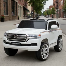 Детский электромобиль джип JJ 2022 EBLR-1 (24V) белый, 4 мотора, Toyota