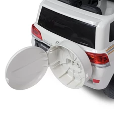Детский электромобиль джип JJ 2022 EBLR-1 (24V) белый, 4 мотора, Toyota фото 32