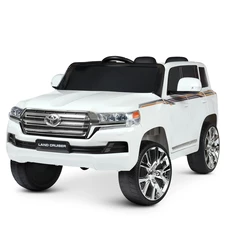 Детский электромобиль джип JJ 2022 EBLR-1 (24V) белый, 4 мотора, Toyota фото 55