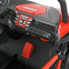 Двухместный детский багги M 4969 EBLR-5 (24V) зеленый, EVA колеса фото 88