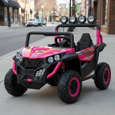 Двухместный детский электромобиль M 6058 EBLR-8 (24V) розовый купить