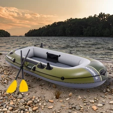 Двухместная надувная лодка Intex 66332, Seahawk 2 Set, 236 х 114 х 41 см. фото 33