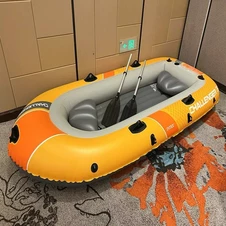 Трехместная надувная лодка Intex 66313, Challenger 3 Set, 295 х 137 х 43 см. фото 11