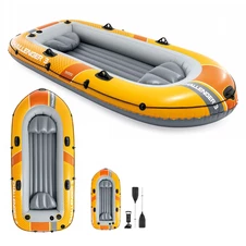 Трехместная надувная лодка Intex 66313, Challenger 3 Set, 295 х 137 х 43 см. фото 33