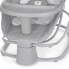 Убаюкивающий центр - шезлонг 8087 серый, APP, пульт, USB, таймер, москитная сетка фото 33