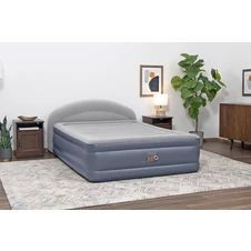 Надувная велюр кровать Bestway 671BD двуспальная, с электронасосом, 229 х 152 х 84 см. фото 33