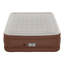 Надувная велюр кровать Bestway 69160 двуспальная, с электронасосом, 203 х 152 х 51 см. фото 44