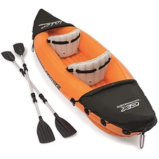 Надувная лодка Bestway 65077 двухместная байдарка, Lite-Rapid X2 Kayak, 321 х 88 х 41 см. купить