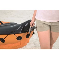 Надувная лодка Bestway 65077 двухместная байдарка, Lite-Rapid X2 Kayak, 321 х 88 х 41 см. фото 44