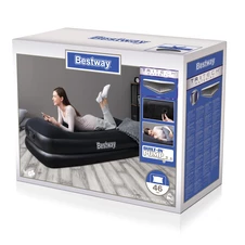 Надувная велюр кровать Bestway 67401, 191 х 97 х 46 см., с электронасосом фото 77