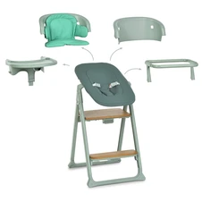 Стульчик El Camino Growee ME 1222 Cream бежевый, 4 в 1, шезлонг, стульчик для кормления, башня Монтессори, стул фото 18