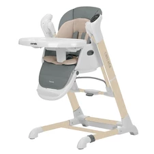 Стульчик - качели Carrello Cascata CRL-10303 Space Grey Wooden темно-серый, с функцией укачивания