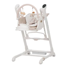 Стульчик - качели Carrello Cascata CRL-10303 Space Grey Wooden темно-серый, с функцией укачивания фото 33