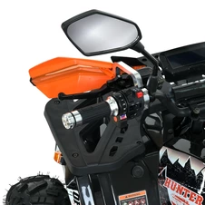 Квадроцикл на аккумуляторе HB-EATV1450F-P-11-5(MP3) V2 серо-зеленый с мотором 1450W фото 88