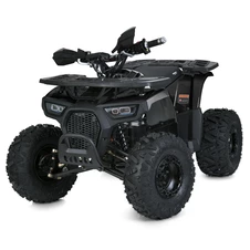 Квадроцикл на аккумуляторе HB-EATV1450F-P-2(MP3) V2 черный с мотором 1450W