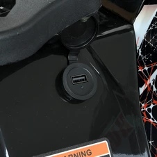 Квадроцикл на аккумуляторе HB-EATV1450F-P-2(MP3) V2 черный с мотором 1450W фото 13