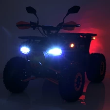 Квадроцикл на аккумуляторе HB-EATV1450F-P-2(MP3) V2 черный с мотором 1450W фото 44