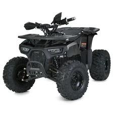 Квадроцикл на аккумуляторе HB-EATV1450F-P-2(2)(MP3) черный с мотором 1450W фото 11