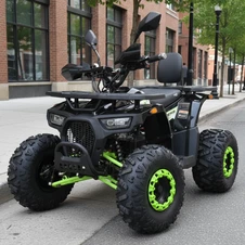 Квадроцикл на аккумуляторе HB-EATV1450F-P-5(MP3) V2 зеленый с мотором 1450W