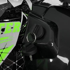 Квадроцикл на аккумуляторе HB-EATV1450F-P-5(MP3) V2 зеленый с мотором 1450W фото 32