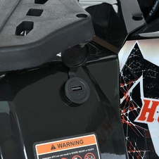 Подростковый квадроцикл HB-EATV1450H-2-4(MP3) V2 черно-синий с мотором 1450W фото 13