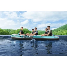 Надувная пятиместная лодка Bestway 65159 размеры 364 х 166 х 45 см фото 55