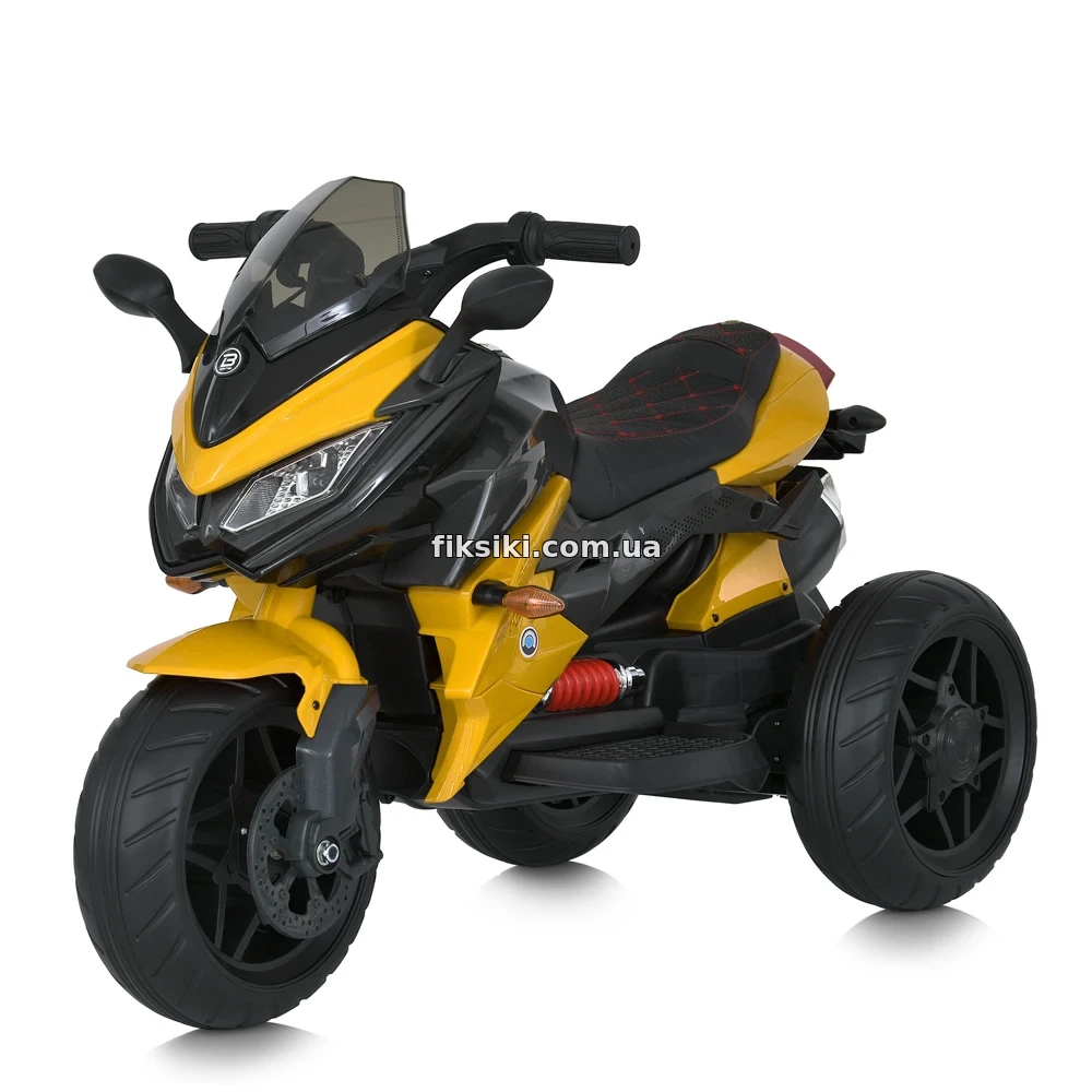 Детский мотоцикл Bambi M 4274ELR-6 желтый пульт управления