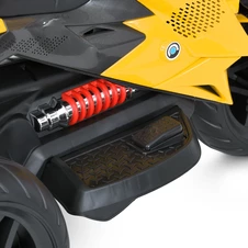 Детский мотоцикл Bambi M 4274ELR-6 желтый пульт управления фото 99