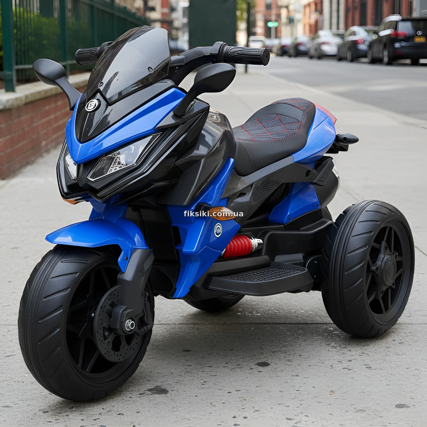 Детский мотоцикл Bambi M 4274ELR-4 синий пульт управления - Купить