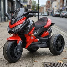 Детский мотоцикл Bambi M 4274ELR-3 красный пульт управления