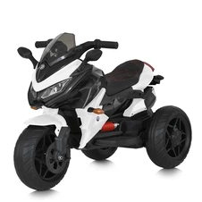 Детский мотоцикл Bambi M 4274ELR-1 белый пульт управления купить