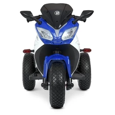 Детский электромотоцикл M 4840ALR-4 синий с пультом дистанционного управления фото 11