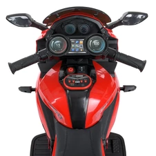 Детский электромотоцикл M 4840ALR-3 красный с пультом дистанционного управления фото 77