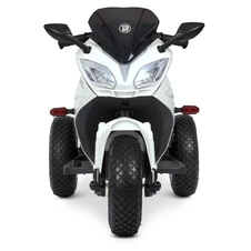 Детский электромотоцикл M 4840ALR-1 белый с пультом дистанционного управления фото 11