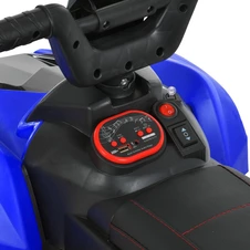 Детский квадроцикл на аккумуляторе M 6181ELR-4 синий с пультом фото 66