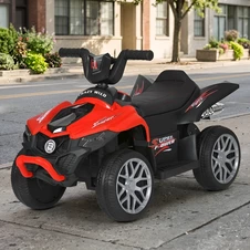 Детский квадроцикл на аккумуляторе M 6181ELR-3 красный с пультом