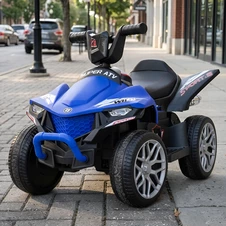 Детский квадроцикл Bambi M 5730ELR-4 синий с пультом управления