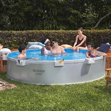 Каркасный бассейн Bestway 561RW с подстаканниками 305 х 61 см