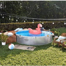 Каркасный бассейн Bestway 561RW с подстаканниками 305 х 61 см фото 11