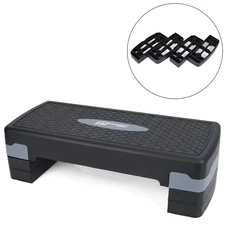 Трехступенчатая степ - платформа MS 0533-4 черно-синяя фото 11