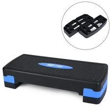 Двухступенчатая степ - платформа MS 0534-4 черно-синяя