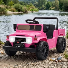 Детский электромобиль Toyota M 6308EBLR-8 розовый с EVA колесами фото 33