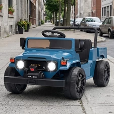 Детский электромобиль Toyota M 6308EBLR-4 синий с EVA колесами